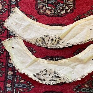 Vintage America Cream Lace Scarf